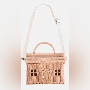 Olli Ella House rattan purse small NWT